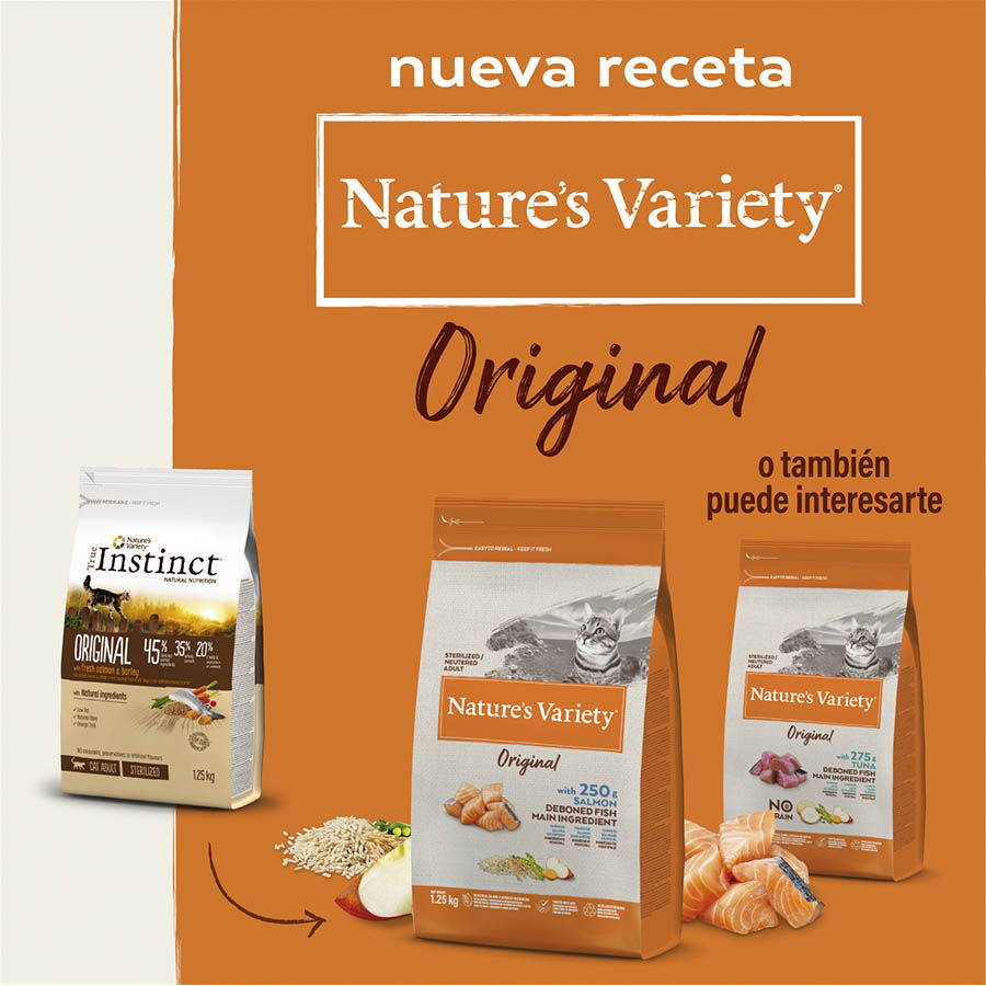 Nature's Variety Original con at&uacute;n para gato esterilizado Imagem n&uacute;mero 5